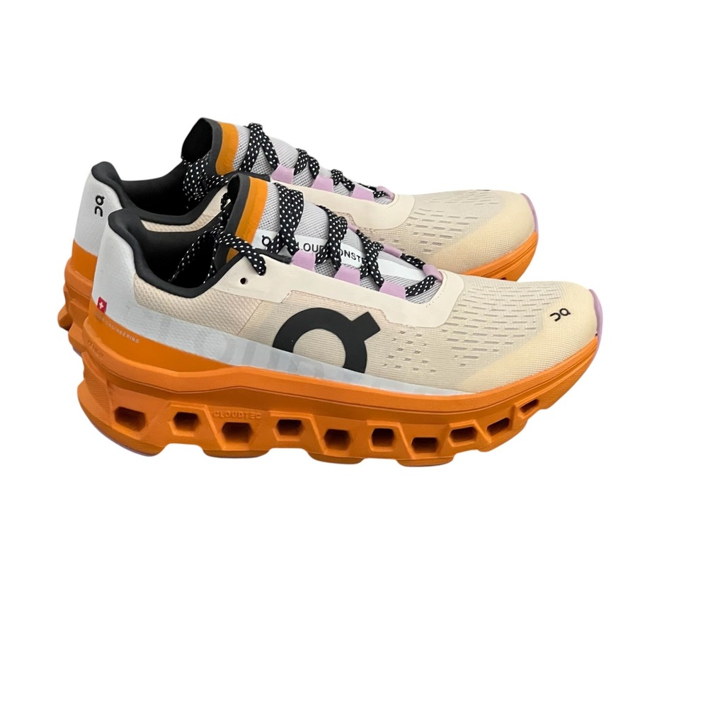 On Cloudmonster Women Size 7.5 Running Shoes Fawn Turmeric 61.98652 - Picture 3 of 14